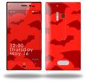 Deathrock Bats Red - Decal Style Skin (fits Nokia Lumia 928)