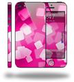 Bokeh Squared Hot Pink - Decal Style Vinyl Skin (fits Apple Original iPhone 5, NOT the iPhone 5C or 5S)