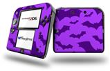 Deathrock Bats Purple - Decal Style Vinyl Skin fits Nintendo 2DS - 2DS NOT INCLUDED
