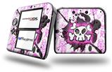 Cartoon Skull Pink - Decal Style Vinyl Skin fits Nintendo 2DS - 2DS NOT INCLUDED