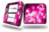 Bokeh Squared Hot Pink - Decal Style Vinyl Skin fits Nintendo 2DS - 2DS NOT INCLUDED