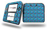 Crabs and Shells Blue Medium - Decal Style Vinyl Skin fits Nintendo 2DS - 2DS NOT INCLUDED