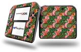 Famingos and Flowers Pink - Decal Style Vinyl Skin fits Nintendo 2DS - 2DS NOT INCLUDED