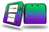 Faded Dots Purple Green - Decal Style Vinyl Skin fits Nintendo 2DS - 2DS NOT INCLUDED