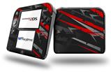 Baja 0014 Red - Decal Style Vinyl Skin fits Nintendo 2DS - 2DS NOT INCLUDED