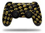 WraptorSkinz Skin compatible with Sony PS4 Dualshock Controller PlayStation 4 Original Slim and Pro Iowa Hawkeyes Tigerhawk Tiled 06 Gold on Black (CONTROLLER NOT INCLUDED)