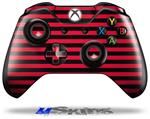 Decal Skin Wrap fits Microsoft XBOX One Wireless Controller Stripes Red