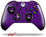 Decal Skin Wrap fits Microsoft XBOX One Wireless Controller Folder Doodles Purple