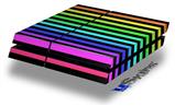 Vinyl Decal Skin Wrap compatible with Sony PlayStation 4 Original Console Stripes Rainbow (PS4 NOT INCLUDED)