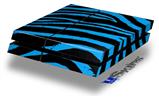 Vinyl Decal Skin Wrap compatible with Sony PlayStation 4 Original Console Zebra Blue (PS4 NOT INCLUDED)