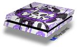 Vinyl Decal Skin Wrap compatible with Sony PlayStation 4 Original Console Cartoon Skull Purple (PS4 NOT INCLUDED)
