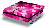 Vinyl Decal Skin Wrap compatible with Sony PlayStation 4 Original Console Bokeh Squared Hot Pink (PS4 NOT INCLUDED)