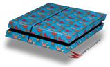 Vinyl Decal Skin Wrap compatible with Sony PlayStation 4 Original Console Crabs and Shells Blue Medium (PS4 NOT INCLUDED)