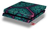 Vinyl Decal Skin Wrap compatible with Sony PlayStation 4 Original Console Linear Cosmos Teal (PS4 NOT INCLUDED)