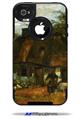 Vincent Van Gogh Cottage - Decal Style Vinyl Skin fits Otterbox Commuter iPhone4/4s Case (CASE SOLD SEPARATELY)