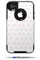 Hearts Pink - Decal Style Vinyl Skin fits Otterbox Commuter iPhone4/4s Case (CASE SOLD SEPARATELY)