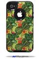 Famingos and Flowers Sage Green - Decal Style Vinyl Skin fits Otterbox Commuter iPhone4/4s Case (CASE SOLD SEPARATELY)
