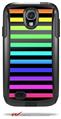 Stripes Rainbow - Decal Style Vinyl Skin fits Otterbox Commuter Case for Samsung Galaxy S4 (CASE SOLD SEPARATELY)