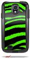 Zebra Green - Decal Style Vinyl Skin fits Otterbox Commuter Case for Samsung Galaxy S4 (CASE SOLD SEPARATELY)