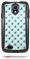 Kearas Daisies Seafoam - Decal Style Vinyl Skin fits Otterbox Commuter Case for Samsung Galaxy S4 (CASE SOLD SEPARATELY)