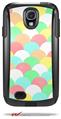 Brushed Cirlces Multi Light - Decal Style Vinyl Skin fits Otterbox Commuter Case for Samsung Galaxy S4 (CASE SOLD SEPARATELY)