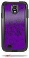Folder Doodles Purple - Decal Style Vinyl Skin fits Otterbox Commuter Case for Samsung Galaxy S4 (CASE SOLD SEPARATELY)