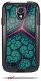 Linear Cosmos Teal - Decal Style Vinyl Skin fits Otterbox Commuter Case for Samsung Galaxy S4 (CASE SOLD SEPARATELY)