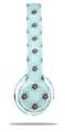 Skin Decal Wrap compatible with Beats Solo 2 WIRED Headphones Kearas Daisies Seafoam (HEADPHONES NOT INCLUDED)