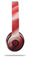 Skin Decal Wrap compatible with Beats Solo 2 WIRED Headphones Paint Blend Red (HEADPHONES NOT INCLUDED)