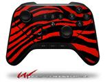 Zebra Red - Decal Style Skin fits original Amazon Fire TV Gaming Controller