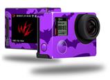 Deathrock Bats Purple - Decal Style Skin fits GoPro Hero 4 Silver Camera (GOPRO SOLD SEPARATELY)