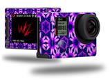 Daisies Purple - Decal Style Skin fits GoPro Hero 4 Silver Camera (GOPRO SOLD SEPARATELY)