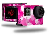 Bokeh Squared Hot Pink - Decal Style Skin fits GoPro Hero 4 Silver Camera (GOPRO SOLD SEPARATELY)