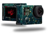 Green Starry Night - Decal Style Skin fits GoPro Hero 4 Silver Camera (GOPRO SOLD SEPARATELY)