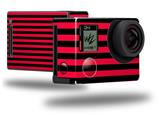 Stripes Red - Decal Style Skin fits GoPro Hero 4 Black Camera (GOPRO SOLD SEPARATELY)