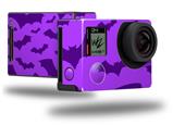 Deathrock Bats Purple - Decal Style Skin fits GoPro Hero 4 Black Camera (GOPRO SOLD SEPARATELY)