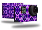 Daisies Purple - Decal Style Skin fits GoPro Hero 4 Black Camera (GOPRO SOLD SEPARATELY)