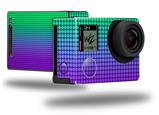 Faded Dots Purple Green - Decal Style Skin fits GoPro Hero 4 Black Camera (GOPRO SOLD SEPARATELY)