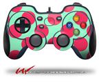 Kearas Polka Dots Pink And Blue - Decal Style Skin fits Logitech F310 Gamepad Controller (CONTROLLER SOLD SEPARATELY)