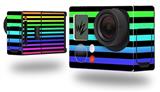 Stripes Rainbow - Decal Style Skin fits GoPro Hero 3+ Camera (GOPRO NOT INCLUDED)