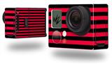 Stripes Red - Decal Style Skin fits GoPro Hero 3+ Camera (GOPRO NOT INCLUDED)
