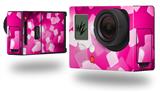 Bokeh Squared Hot Pink - Decal Style Skin fits GoPro Hero 3+ Camera (GOPRO NOT INCLUDED)