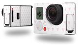Hearts Pink - Decal Style Skin fits GoPro Hero 3+ Camera (GOPRO NOT INCLUDED)