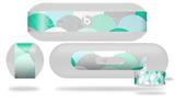 Decal Style Wrap Skin fits Beats Pill Plus Brushed Circles Seafoam (BEATS PILL NOT INCLUDED)