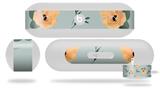 Decal Style Wrap Skin fits Beats Pill Plus Poppy Orange Light Blue (BEATS PILL NOT INCLUDED)