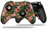 Famingos and Flowers Pink - Decal Style Skin fits Microsoft XBOX One ELITE Wireless Controller