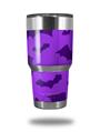 Skin Decal Wrap for Yeti Tumbler Rambler 30 oz Deathrock Bats Purple (TUMBLER NOT INCLUDED)