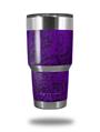 Skin Decal Wrap for Yeti Tumbler Rambler 30 oz Folder Doodles Purple (TUMBLER NOT INCLUDED)