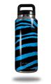 WraptorSkinz Skin Decal Wrap for Yeti Rambler Bottle 36oz Zebra Blue  (YETI NOT INCLUDED)