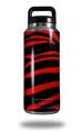 WraptorSkinz Skin Decal Wrap for Yeti Rambler Bottle 36oz Zebra Red  (YETI NOT INCLUDED)